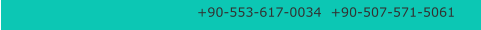 +90-553-617-0034  +90-507-571-5061